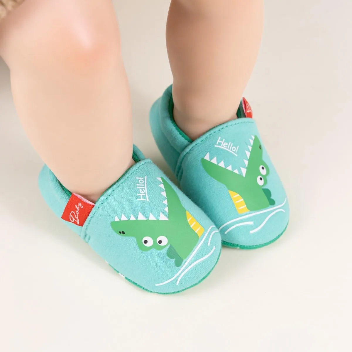 Meckior Save Beautiful Cute Cartoon Infant Unisex Baby Warm Cotton Anti-Slip Soft Sole First Walkers Shoes