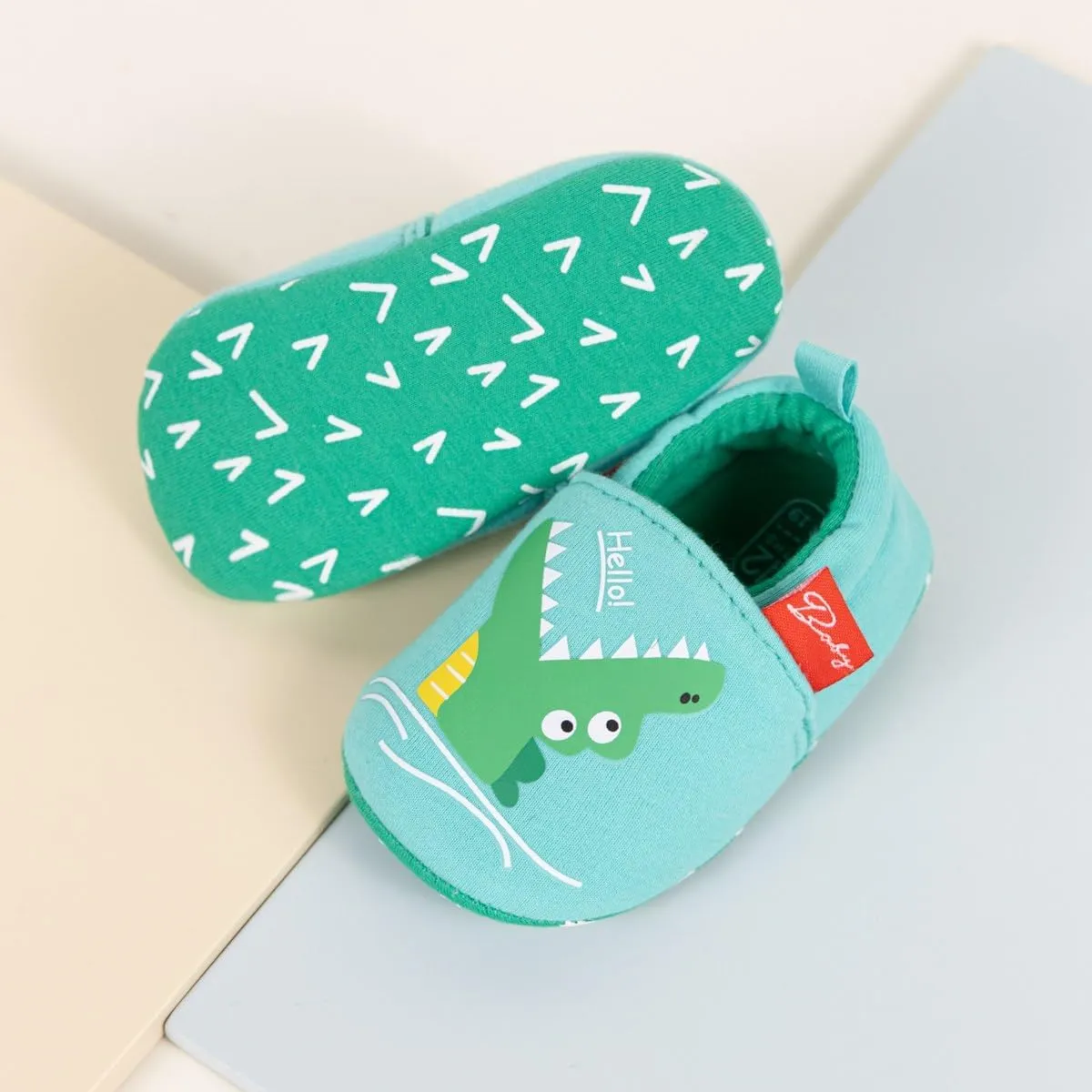 Meckior Save Beautiful Cute Cartoon Infant Unisex Baby Warm Cotton Anti-Slip Soft Sole First Walkers Shoes