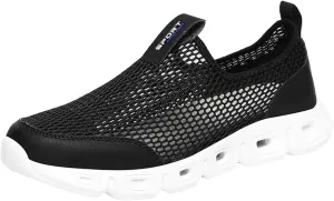 Men Sports Shoes Couple Shoes Fashionable New Pattern Hollow Mesh Breathable Comfortable Sports Mens Slip on Sneaker Men's Sa