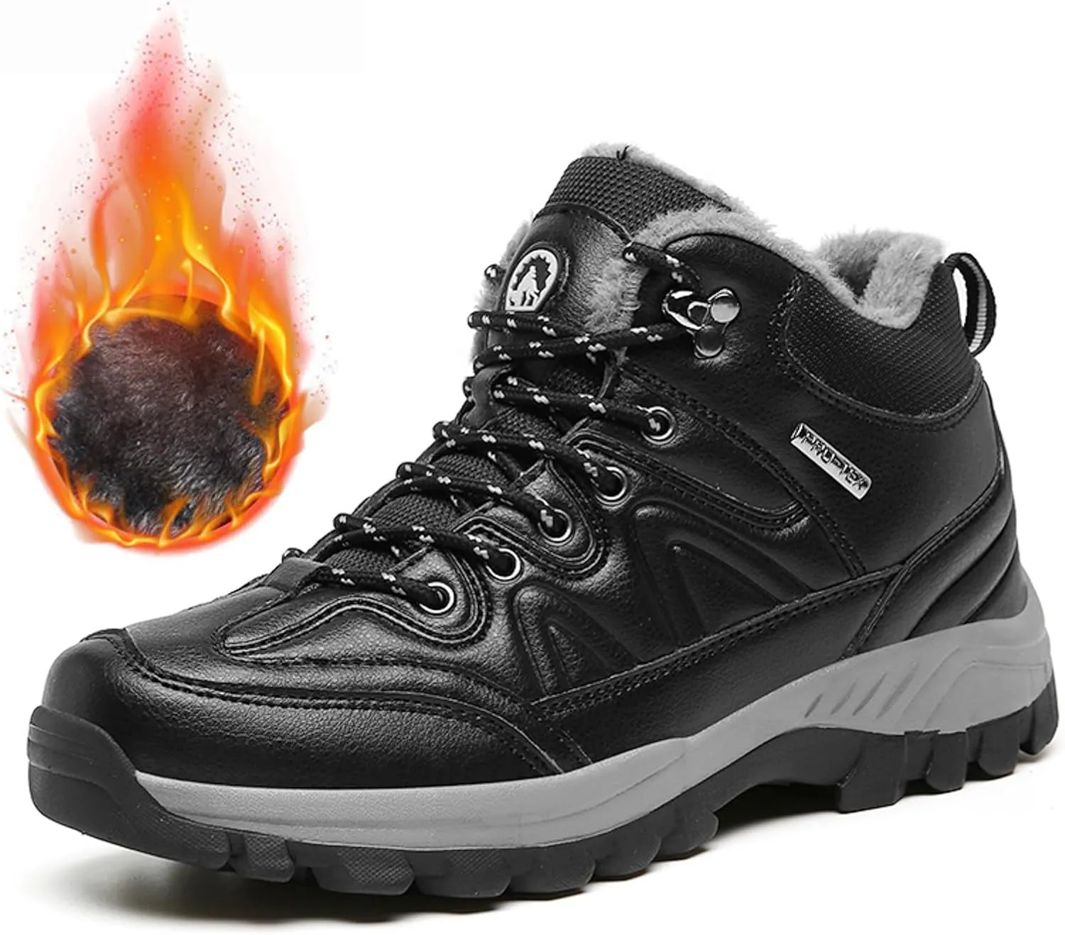 Men Winter Sneakers Outdoor Shoes Padded Warm Cotton Shoes Lightweight Hiking Shoes Large Size Shoes Men Casual Skater Men's
