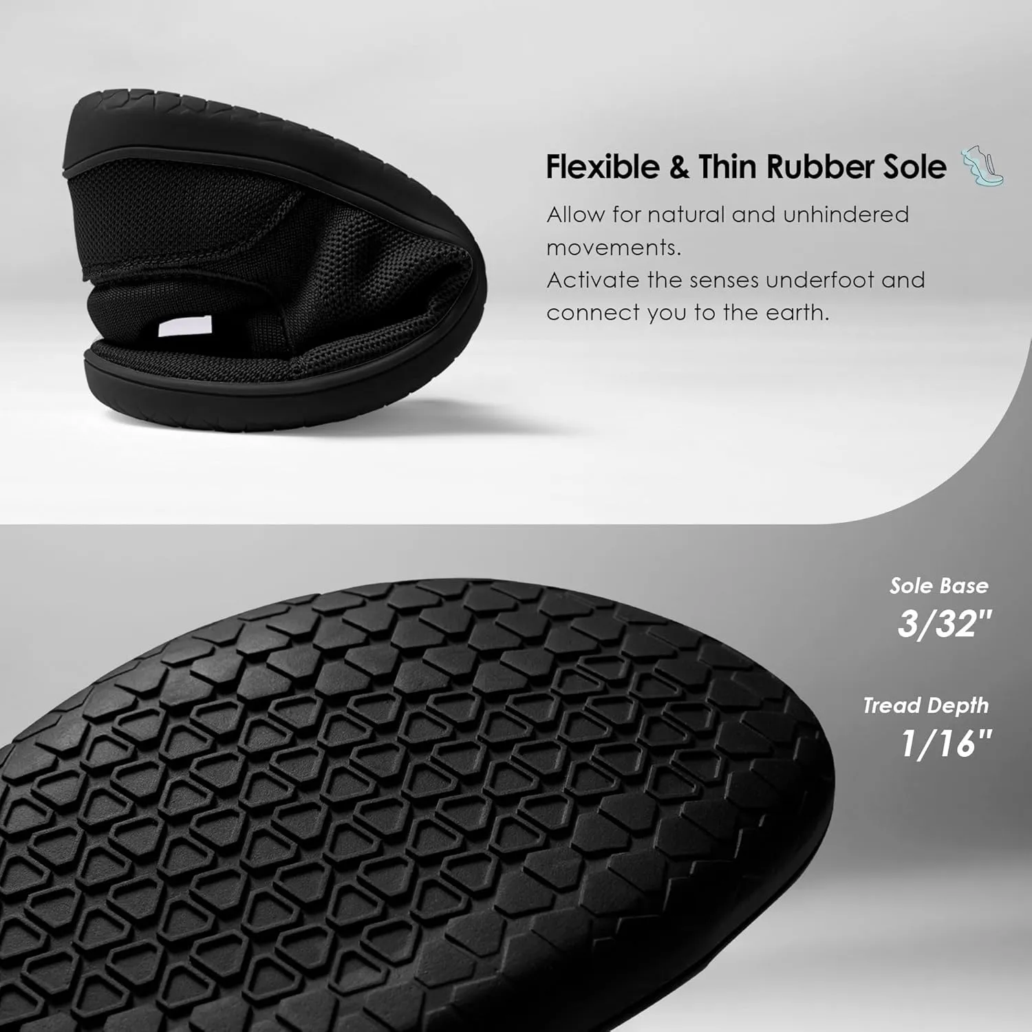 Mens Barefoot Shoes Lightweight Walking Shoes Wide Toe Box Flexible Zero Drop Sneakers for Men Summer Minimalist Casual Shoes