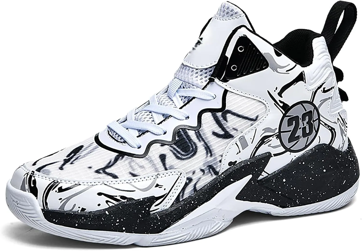 Men's Basketball Shoes Fashion Printed Sneakers