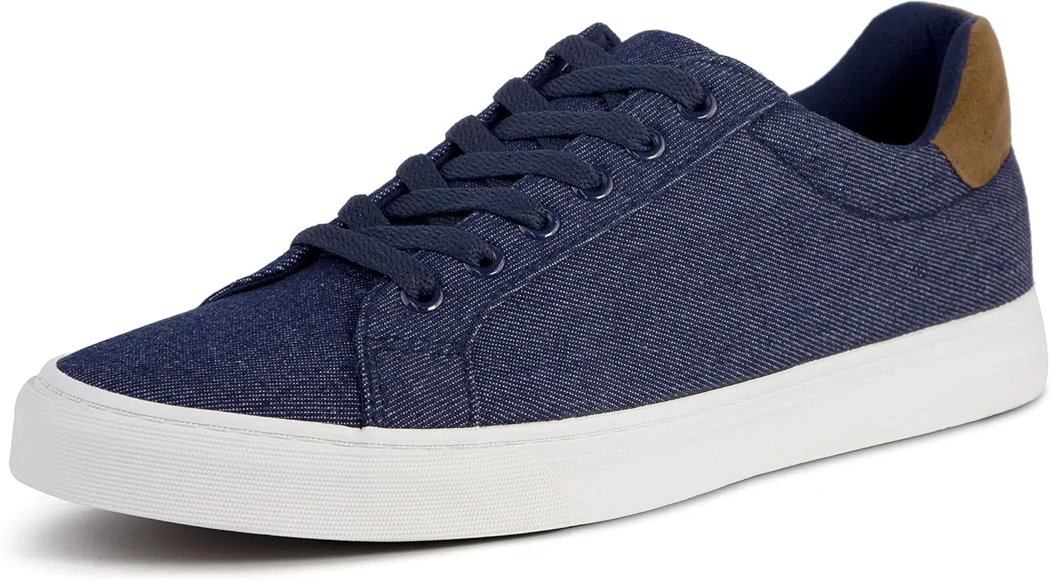 Men's Black Classic Low Top Shoes Canvas Fashion Sneaker with Soft Insole Causal Dress Shoes for Men Comfortable Walking Shoes