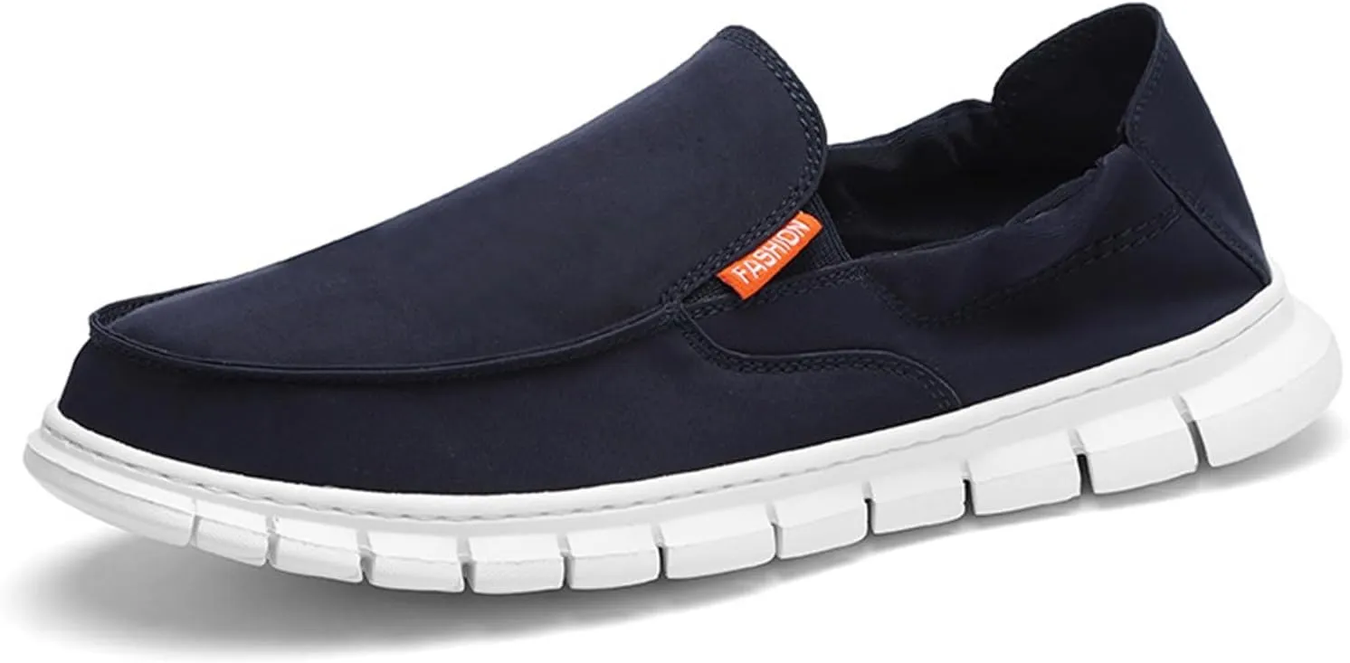 Men's Loafers & Slip-ons,Fashion Quick Dry Lightweight Mens Boat Shoes,Casual Breathable Mesh Deck Shoes Mens,Slip Resistant Sole,for All Weather