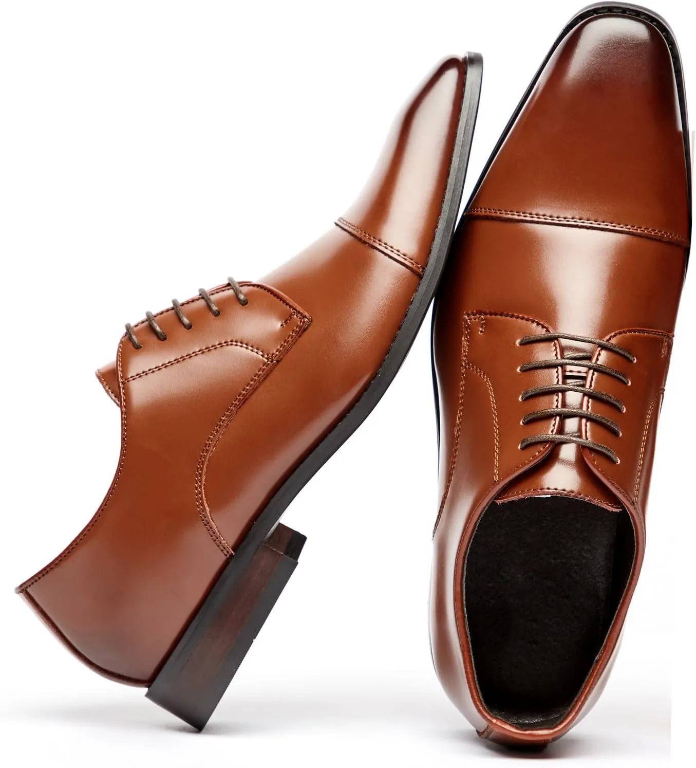 Mens Loafers Buckle Monk Strap Loafers Shoes Business Casual Leather Formal Dress Slip On Shoes for Men