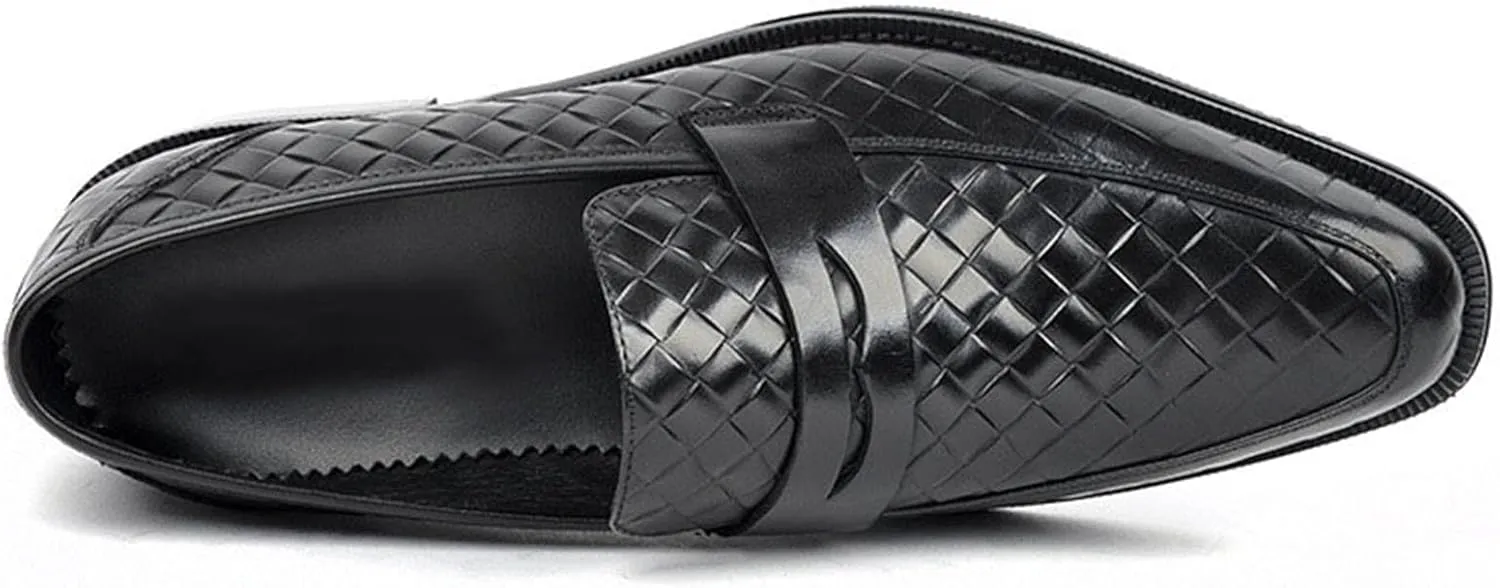 Men's Loafers Slip on Shoes Loafers Driving Loafers Casual Weaving Loafers for Men