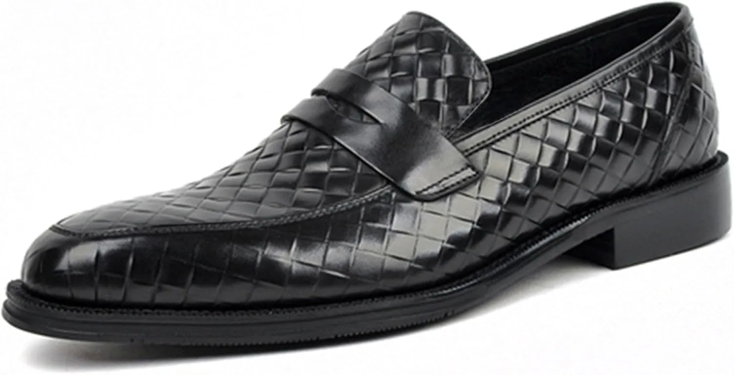Men's Loafers Slip on Shoes Loafers Driving Loafers Casual Weaving Loafers for Men