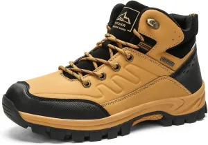 Men's Outdoor Athletic Boots Hiking Boots walking Travel High-Top Waterproof Boots Work Boots For Men