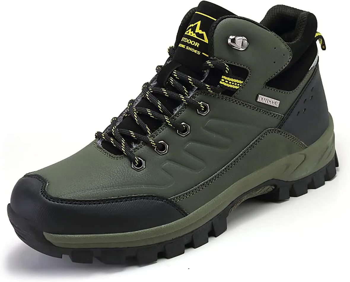 Men's Outdoor Athletic Boots Hiking Boots walking Travel High-Top Waterproof Boots Work Boots For Men
