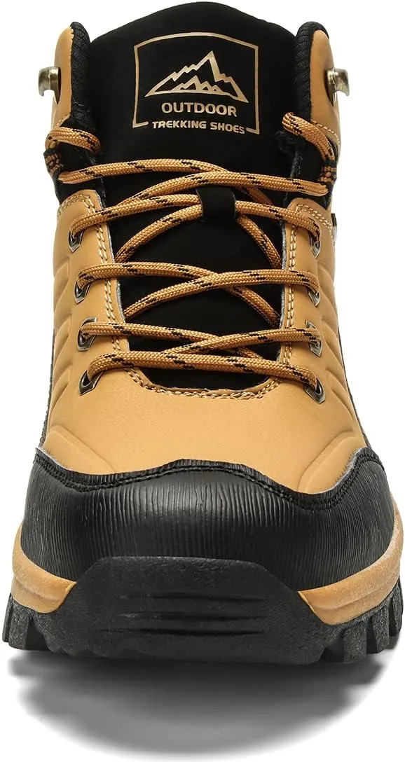 Men's Outdoor Athletic Boots Hiking Boots walking Travel High-Top Waterproof Boots Work Boots For Men