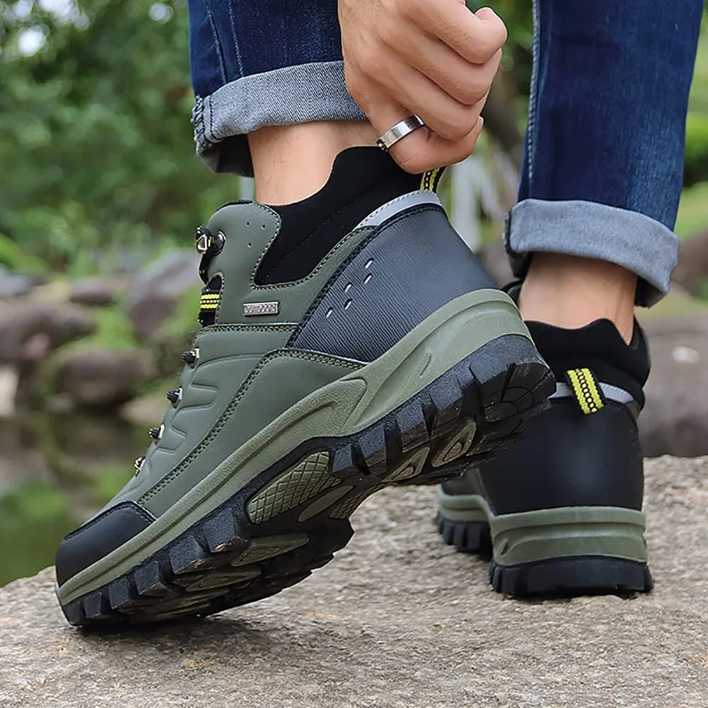 Men's Outdoor Athletic Boots Hiking Boots walking Travel High-Top Waterproof Boots Work Boots For Men