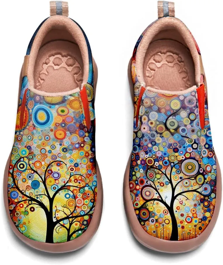 Mens Painted Travel Shoes Casual Loafers Walking Slip-Ons Comfortable Art Fashion Sneakers