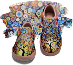 Mens Painted Travel Shoes Casual Loafers Walking Slip-Ons Comfortable Art Fashion Sneakers