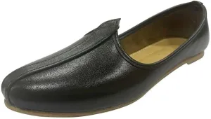Men's Punjabi Jutti Durable and Comfortable Indian Wedding Shoes, Classic Ethnic Footwear Mojari Loafers for Men