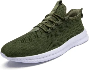 Men's Running Shoes Walking Sneakers Tennis Mens Shoes Casual Road Fashion Breathable Lightweight Slip on Workout Sport for Gym
