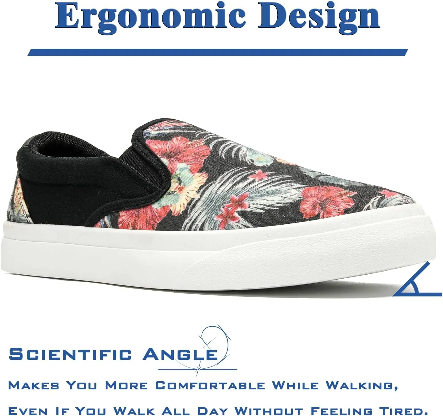 Men's Slip On Loafers Classic Canvas Shoes Casual Comfortable Flat Leisure Vintage Breathable Lightweight Dress Walking Sneakers
