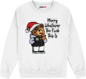 Merry Whatever Sweatshirt Matching AJ 11 Low Space Jamz for Men Women, Streetwear Clothing