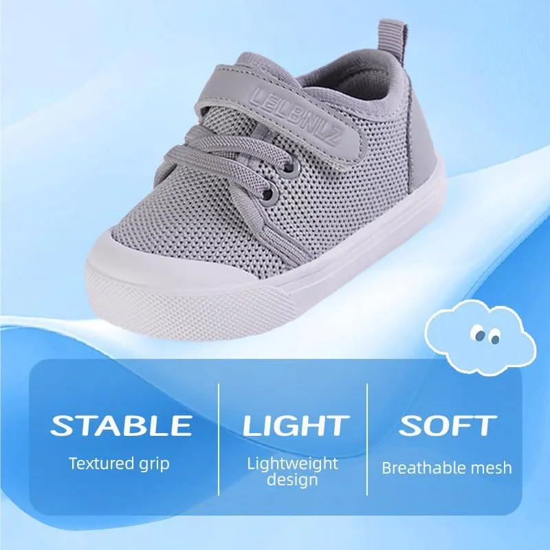 Mesh Toddler Shoes,Baby Sneakers Girls Boys, Baby Sock Shoe,Slip-On Baby Walking Shoes,Breathable Toddler Tennis Shoes,Baby Non-Slip Breathable Slippers with Soft Rubber Soles 6 9 12 18 24 Months