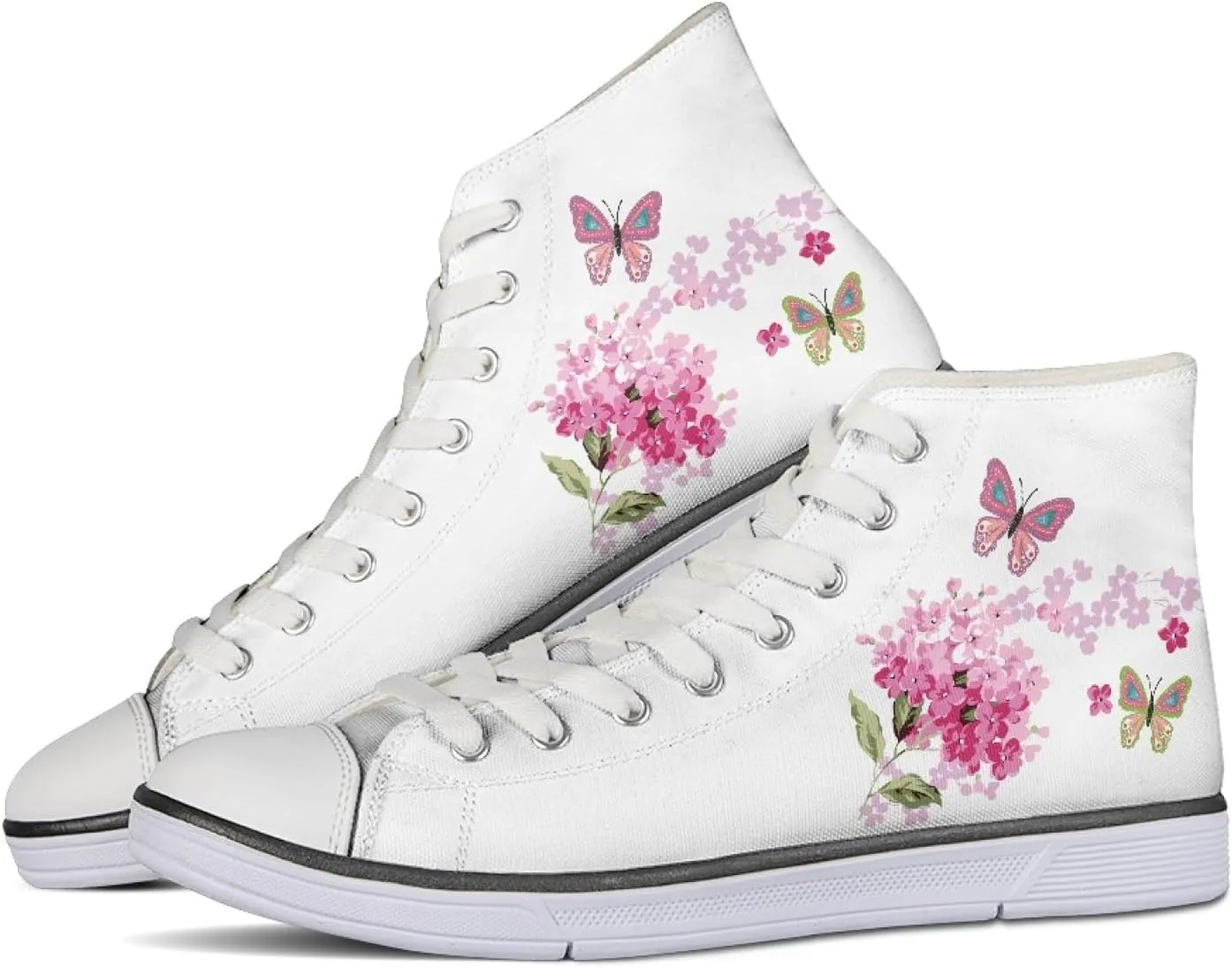 Micoklinlin Canvas Sneakers Women Novelty Canvas Shoes Girls High Top Running Shoes Lace Up Casual Classic Walking Shoes