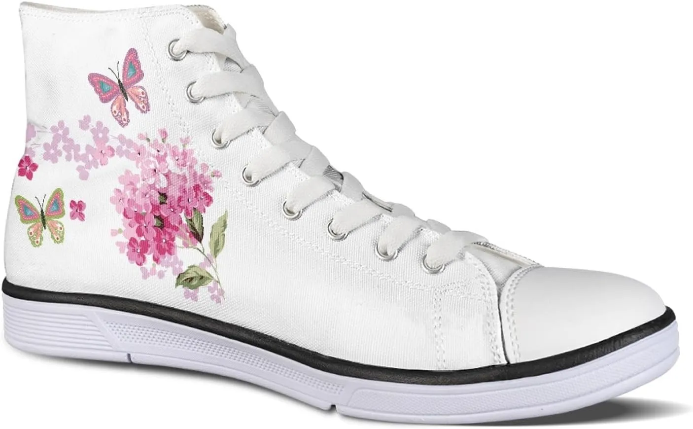 Micoklinlin Canvas Sneakers Women Novelty Canvas Shoes Girls High Top Running Shoes Lace Up Casual Classic Walking Shoes