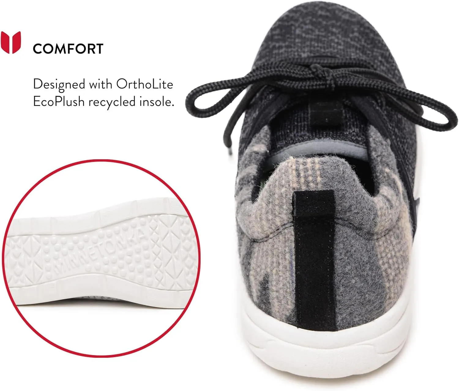 Minnetonka Women’s Ecowise Anew-Knit Casual Sneakers