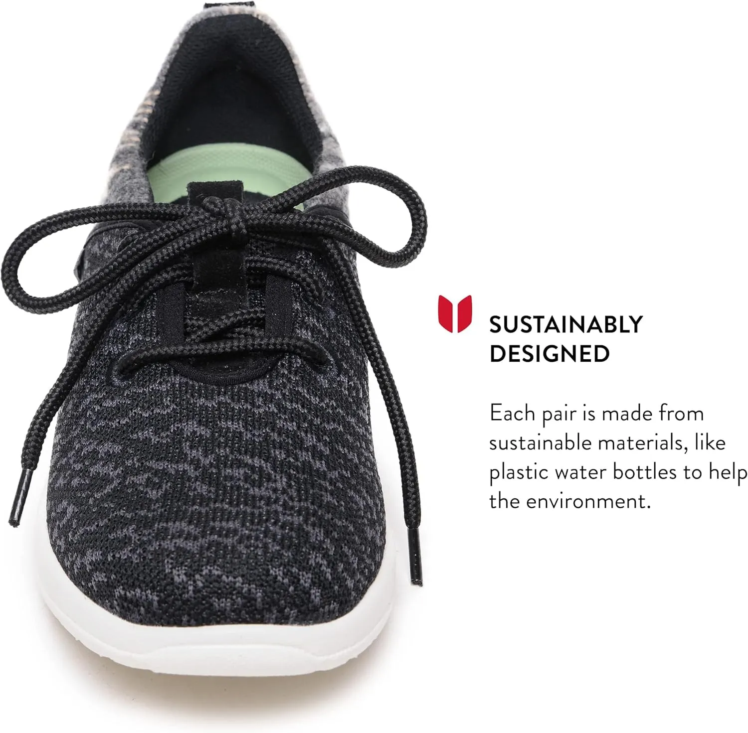 Minnetonka Women’s Ecowise Anew-Knit Casual Sneakers