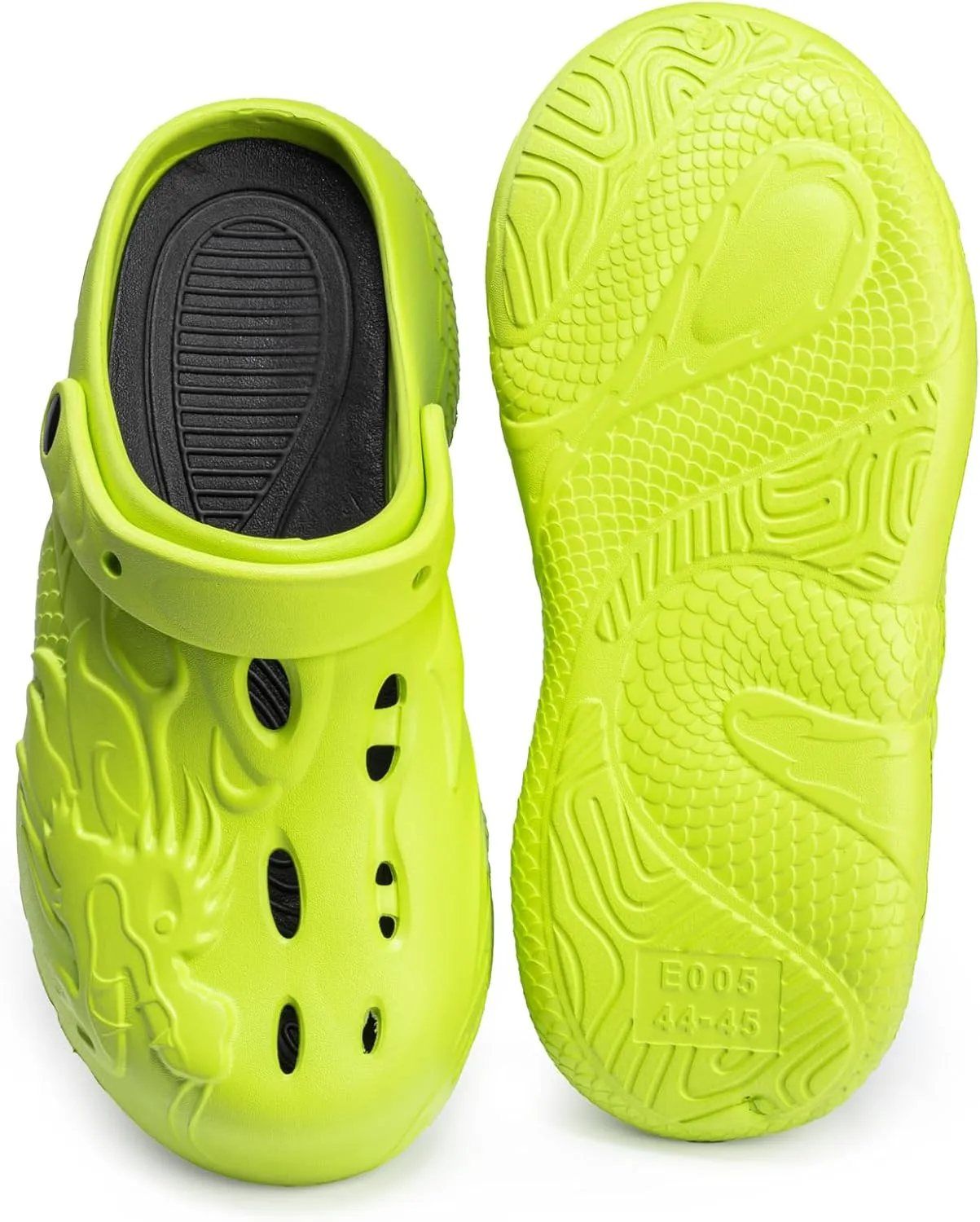 Mr Right Women's Closed Toe Mules Men's Work Clogs Slip Resistant Foam Beach Shoes Waterproof Garden Clogs with Thick Sole Arch Support