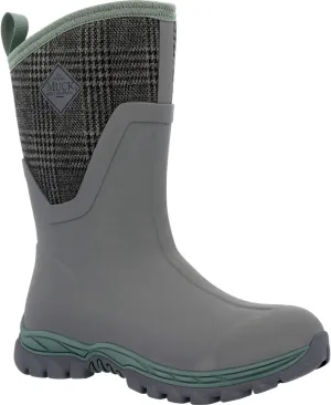 Muck Boots Women's Arctic Sport Mid Fleece Lined Waterproof Pull on Boots