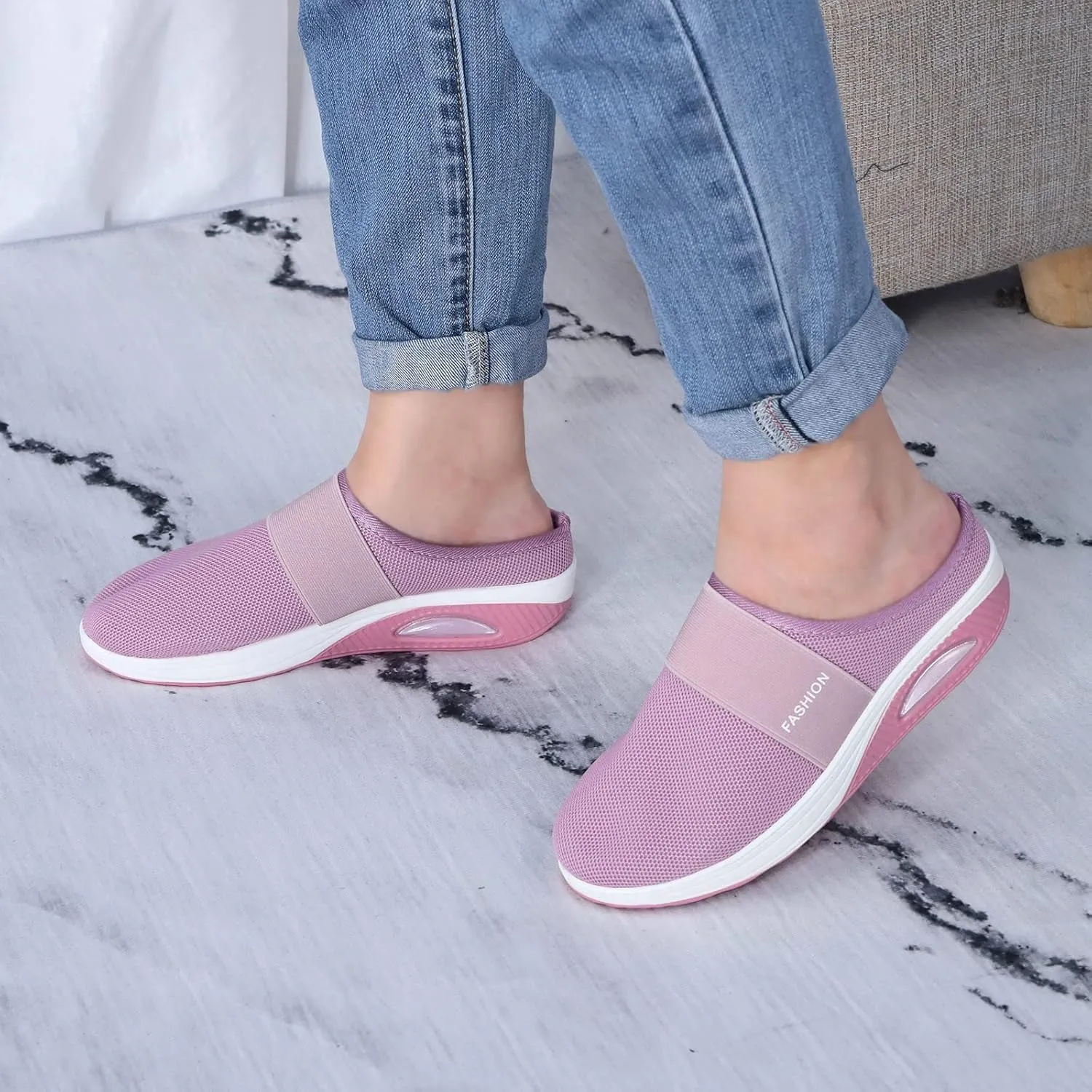 Mules for Women 2025 Backless Walking Sneakers Mens Tennis Shoes Comfortable Women Shoes Casual Waterproof Sneakers Waterproof Tennis Shoe Loafers Shoe
