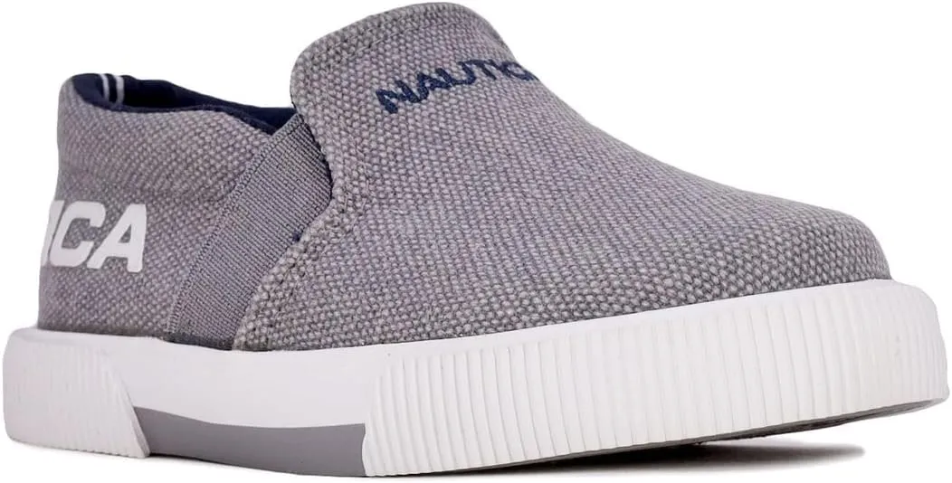 Nautica Kid's Slip-On Casual Shoe Athletic Sneaker - Youth-Toddler Akeley | Boy - Girl | (Big Kid/Little Kid/Toddler)