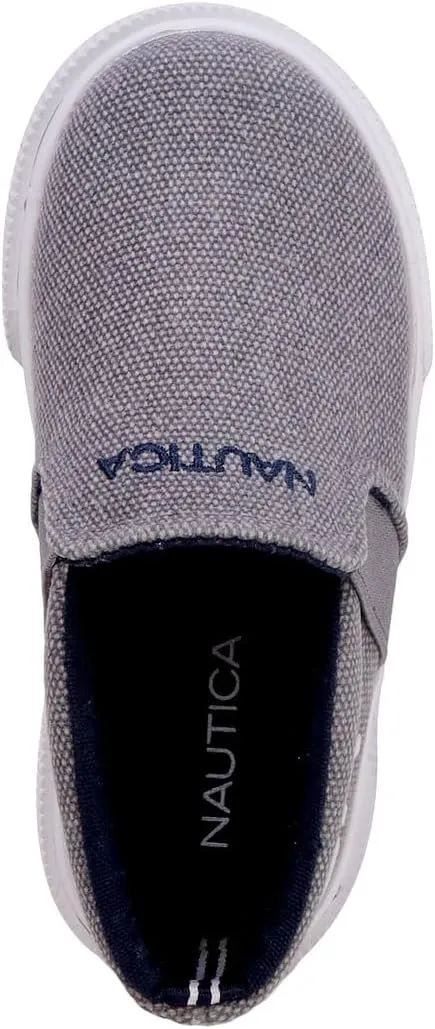 Nautica Kid's Slip-On Casual Shoe Athletic Sneaker - Youth-Toddler Akeley | Boy - Girl | (Big Kid/Little Kid/Toddler)