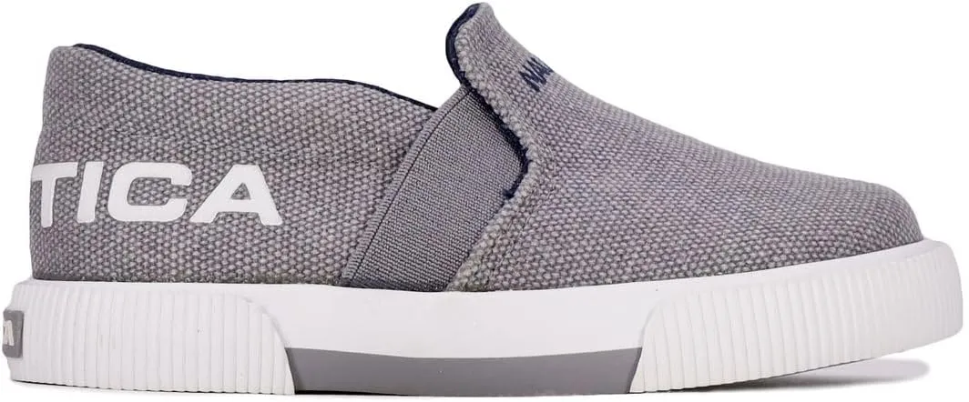 Nautica Kid's Slip-On Casual Shoe Athletic Sneaker - Youth-Toddler Akeley | Boy - Girl | (Big Kid/Little Kid/Toddler)