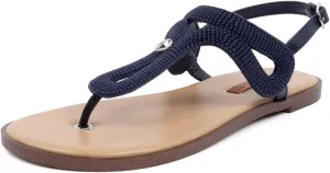 Nautica Women’s Flat Sandals – Comfortable Thong Style with Adjustable Back Strap for Casual Summer Outfits, Beach, or Travel