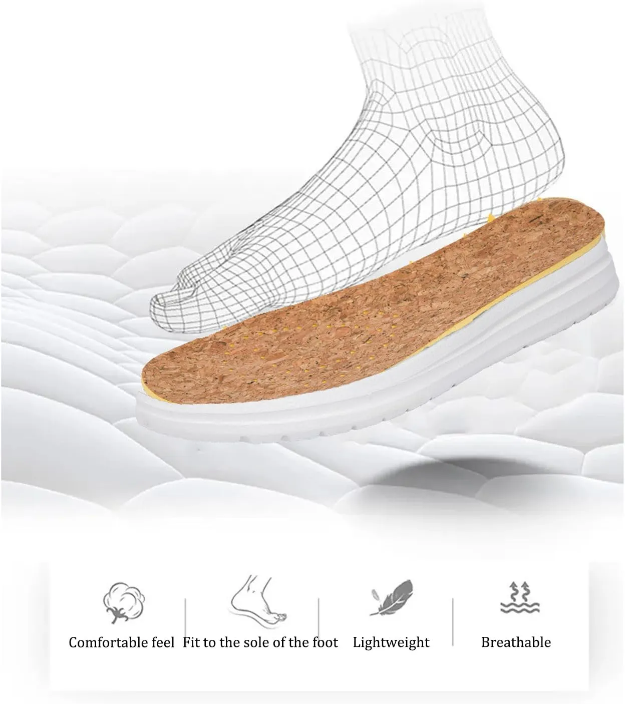 NELSBREXMen'S Canvas Flat Comfortable Slip-On Walking Mules Comfortable Anti-Skid Soft Sole Non-Slip Closed Round Toe Slingback Loafers Slippers Casual Clog House Shoes
