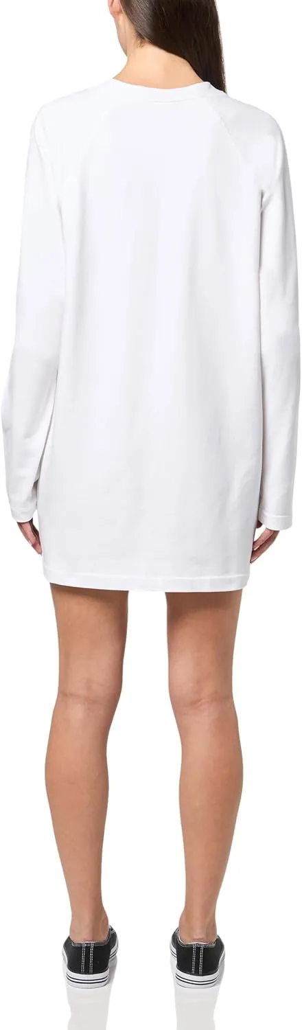 Norma Kamali Women's Oversized Raglan Sleeve Mini Dress