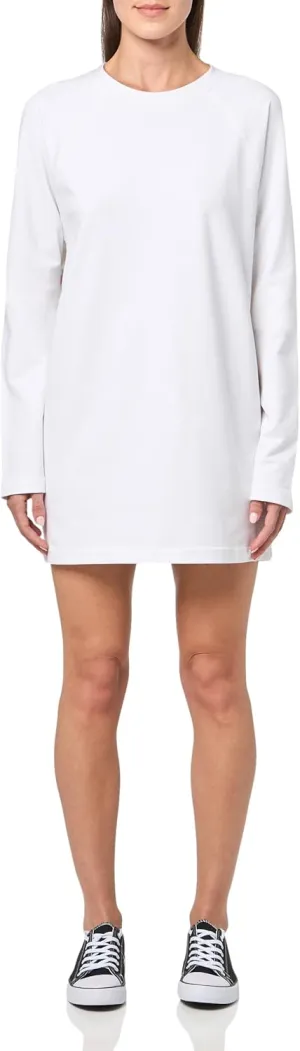 Norma Kamali Women's Oversized Raglan Sleeve Mini Dress