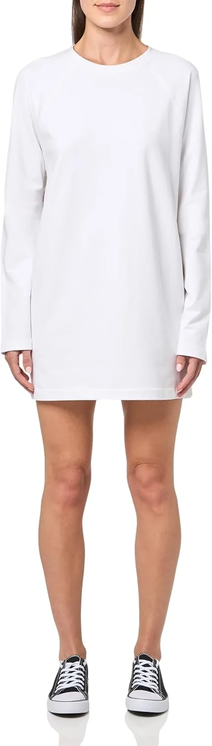 Norma Kamali Women's Oversized Raglan Sleeve Mini Dress