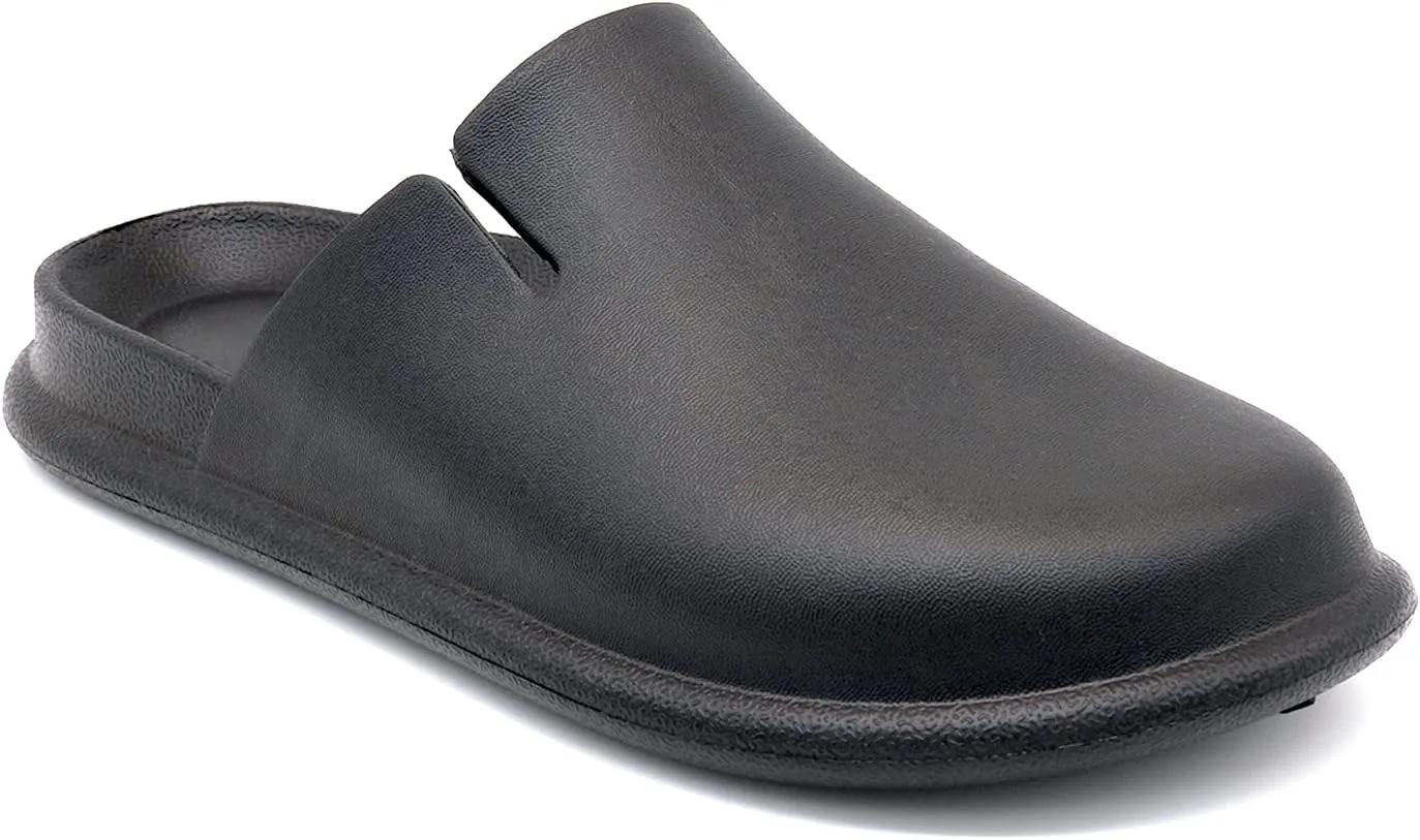 Oneniao EVA Garden Clogs for Men Women Wide Toe Flat Mules Comfy Rubber Clogs Casual Slippers Hospital Kitchen Work Shoes Couples Mules & Clogs