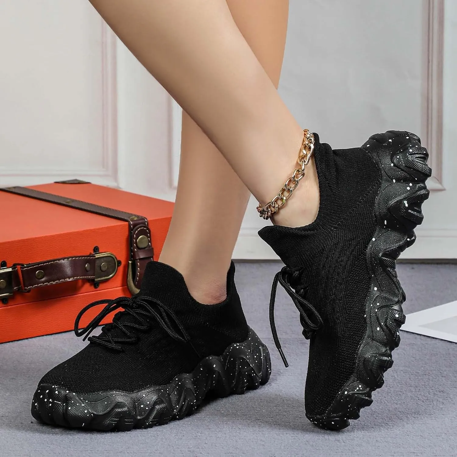Ortho Pro Shoes for Women, Ortho Pro Sneakers for Women Breathable Mesh Non-Slip Lightweight Casual Running Shoes