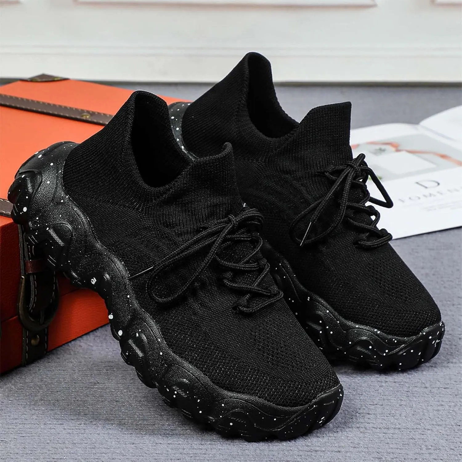 Ortho Pro Shoes for Women, Ortho Pro Sneakers for Women Breathable Mesh Non-Slip Lightweight Casual Running Shoes