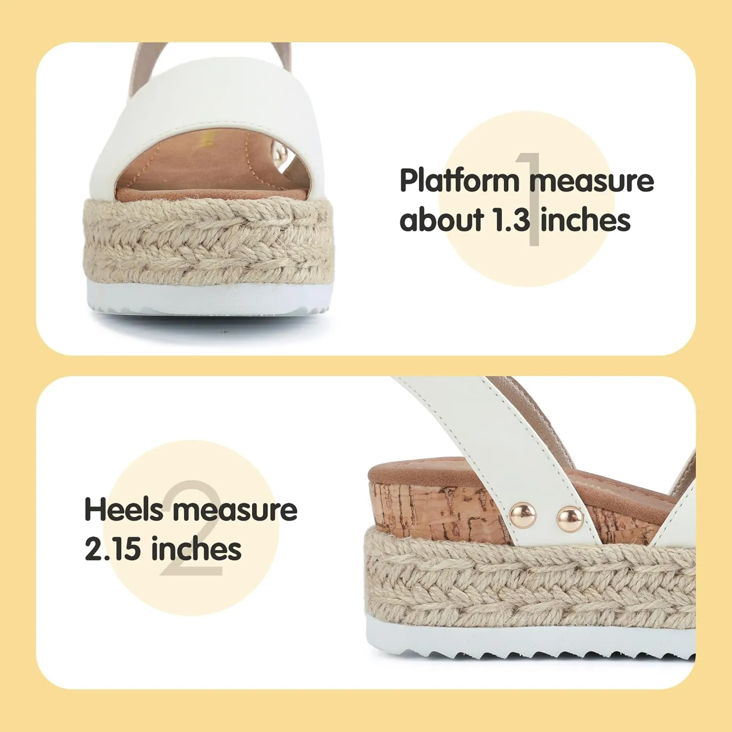 PANDANINJIA Girls Sandals Flatform Wedge Open Toe Summer Shoes Little Big Kid Flower Girl Heels Dress Shoes
