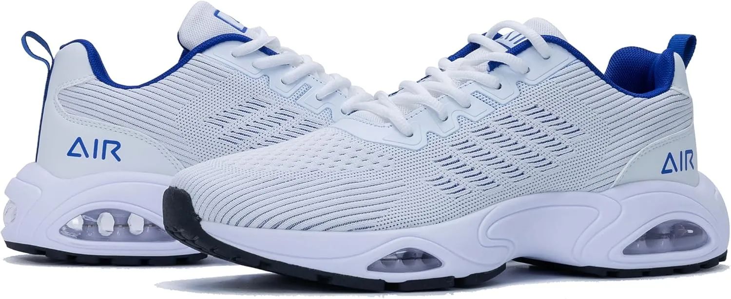 PERSOUL Mens Air Running Shoes Lightweight Breathable Athletic Tennis Gym Jogging Sneakers