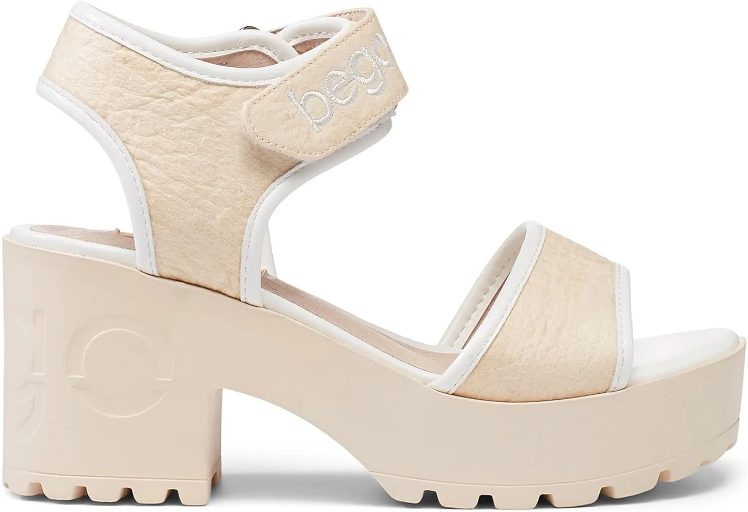 Pineapple Leather Vegan Women's Platform Sandals Wedge Ankle Strap Open Toe Sandals