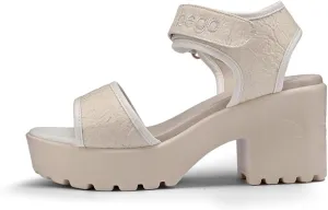 Pineapple Leather Vegan Women's Platform Sandals Wedge Ankle Strap Open Toe Sandals