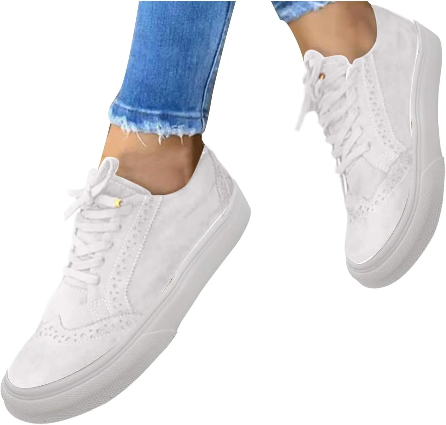 Platform Sneakers for Women Wide Width Slip On Walking Shoes with Arch Support Women Slip On Shoes Wide Feet Women's Fashion Sneakers Red Zapatos Sin Cordones para Mujer Verde Militar