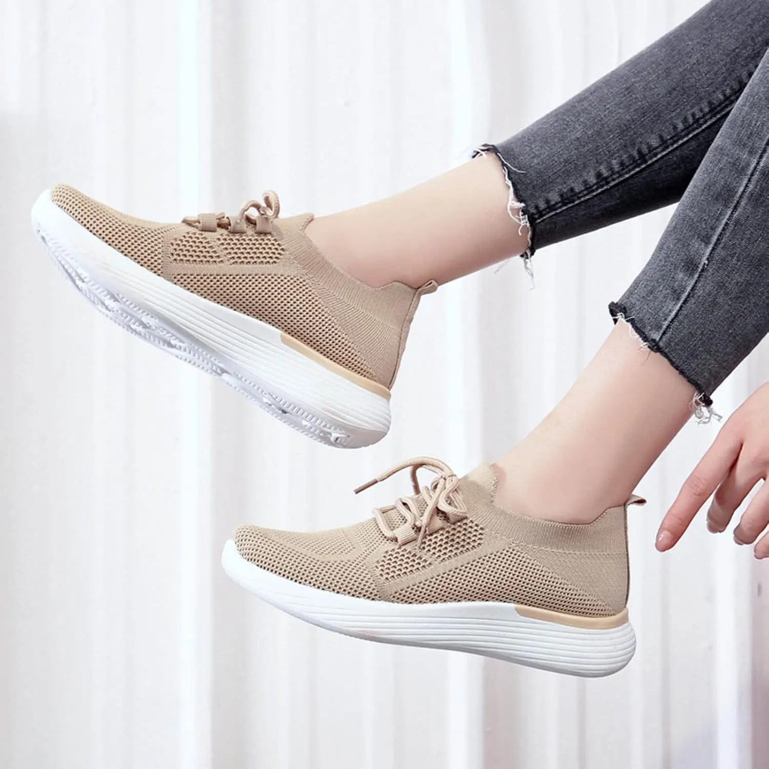 Platform Sneakers for Women Wide Zapatillas Elegantes De Tacon para Mujer Blancas Women's Running Shoes Size 8 Chunky Sneakers for Women 2023 Black Slip On White Sneakers Women Fashion