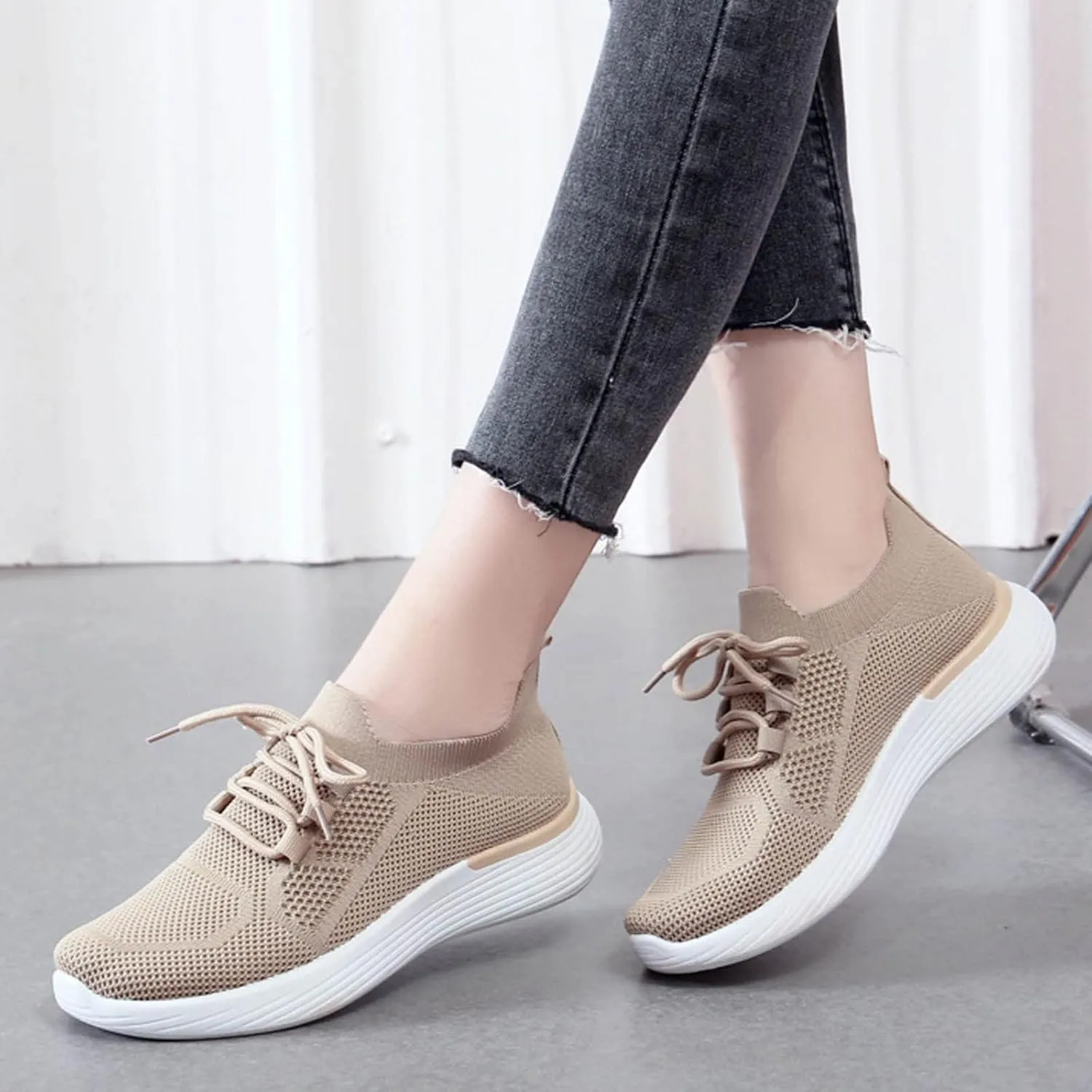 Platform Sneakers for Women Wide Zapatillas Elegantes De Tacon para Mujer Blancas Women's Running Shoes Size 8 Chunky Sneakers for Women 2023 Black Slip On White Sneakers Women Fashion