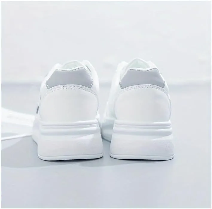 Plus Size Stylish Classic White Casual Sneakers for Women Women's Shoes Breathable Outdoor Walking Shoes