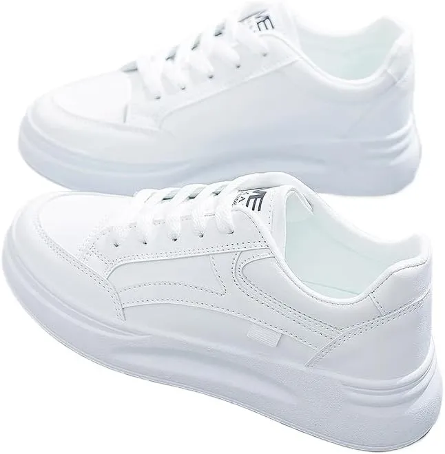 Plus Size Stylish Classic White Casual Sneakers for Women Women's Shoes Breathable Outdoor Walking Shoes