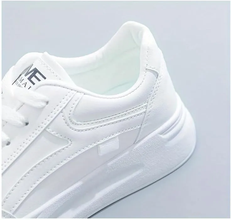 Plus Size Stylish Classic White Casual Sneakers for Women Women's Shoes Breathable Outdoor Walking Shoes